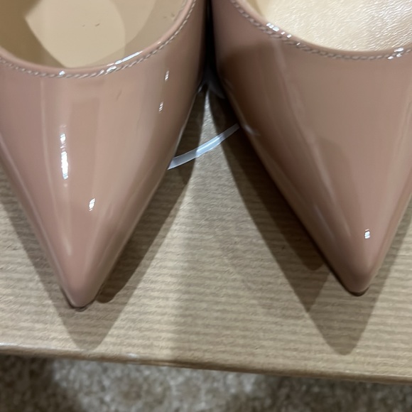 Christian Louboutin, Pigalle 100, Nude, shiny leather - Picture 15 of 17